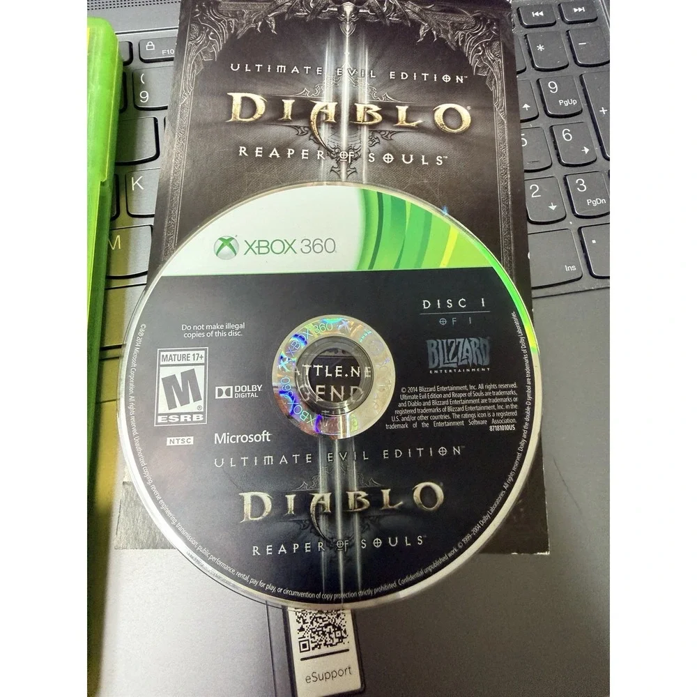 Diablo III Ultimate Evil Edition Reaper of Souls Microsoft Xbox 360 Blizzard‎